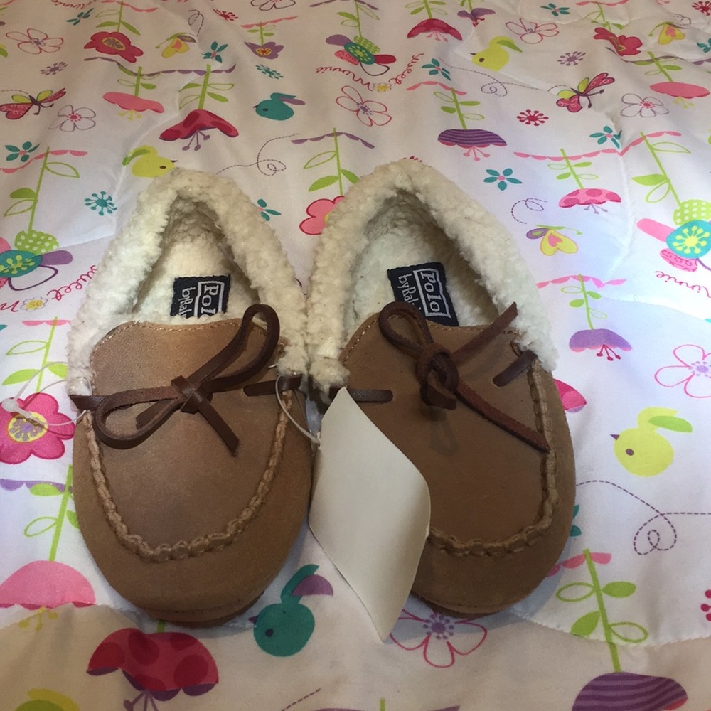 NWT polo by Ralph Lauren moccasins, size 11